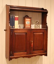 Mahogany Wall Cabinet