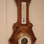Oak Aneroid Banjo Barometer
