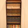 Oak Arch Top Open Bookcase