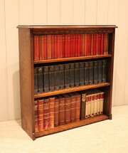 Small Oak Open Bookcase