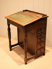 Solid Oak 18th Century Style Davenport
