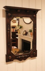 Solid Oak Wall Mirror