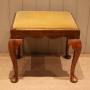 Walnut Queen Anne Style Footstool