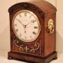 William IV Mahogany Timepiece Fusee Bracket Clock