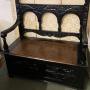 Victorian oak box Settle