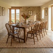 8 Antique Stick Back Ash Elm Kitchen Dining Chairs