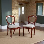 Antique English Pair Of Victorian Dining Chairs 