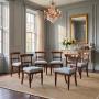 Antique Set of Six 6 Mahogany Dining Chairs
