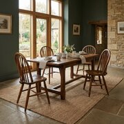 English Set Of 4 Ash & Elm Kitchen Dining Chairs
