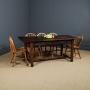 Georgian Oak Farmhouse Refectory Kitchen Table