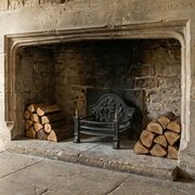 Small Antique English C.18th Style Fire Grate