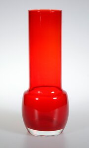 Retro C1970s Riihimaki Glass Vase