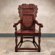 A 17th Century Wainscot Chair.