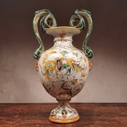 A 19th Century Italian Majolica Vase.
