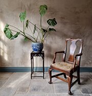 A Fine 18th Century Walnut Armchair.