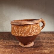 A Large 17th Century Dutch Slipware Jug.