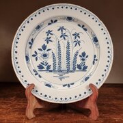 A Large 18th Century English Delft Charger.