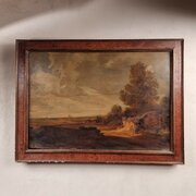 A Late 17th - Early 18th Century Oil On Panel Land