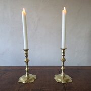 A Pair Of 18th Century Candlesticks.