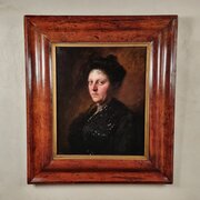 An Edwardian Portrait Of A Lady .