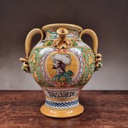 Early 20th Century Majolica Water Vessel.