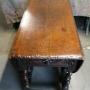 18th Century Carved Oak Drop Leaf Table