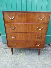 1960s Meredrew Teak Chest Of Drawers
