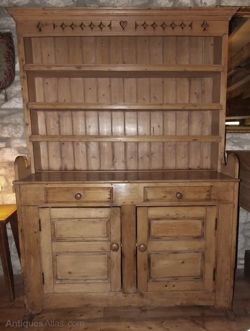 Antique Mid19th Century Irish Pine Dresser Farmhouse Antiques Atlas Antique Mid19th Century Irish Pine