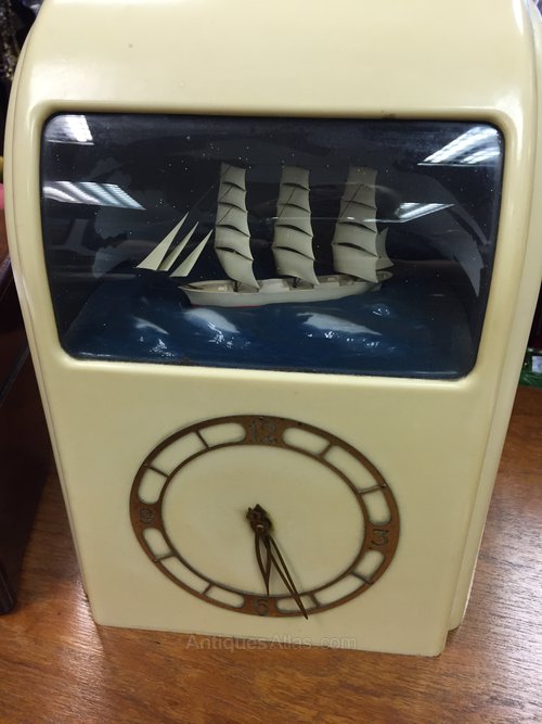 Antiques Atlas Art Deco Vitascope Bakelite Ship Clock