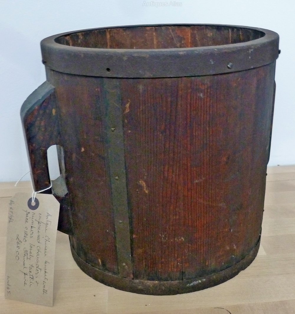 Antiques Atlas Chinese 19th Century Grain Bucket