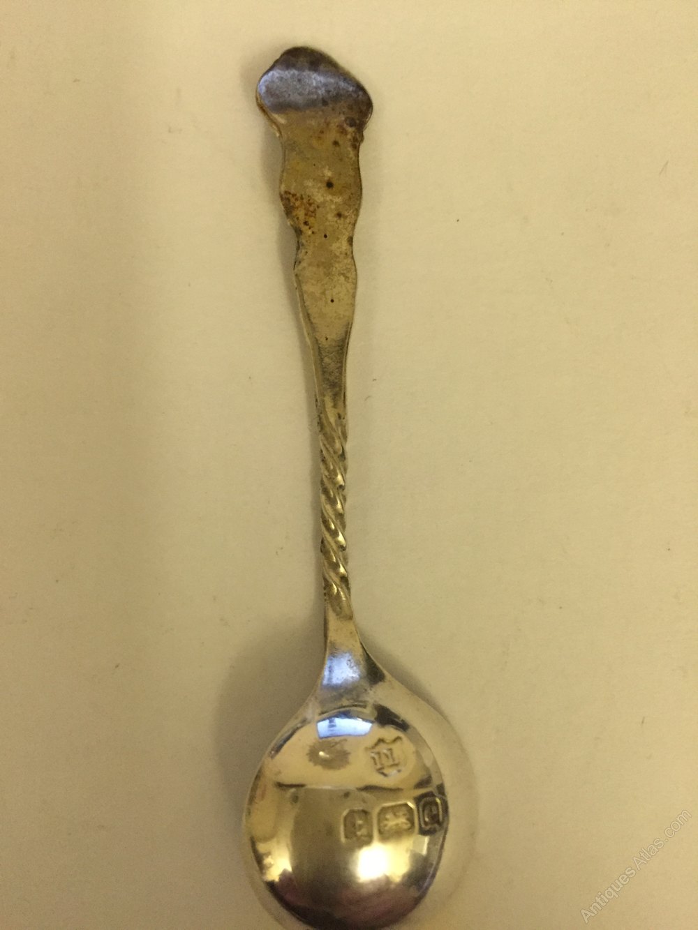 Antiques Atlas Silver Salt Spoon Birmingham 1904, Isadore Leapman