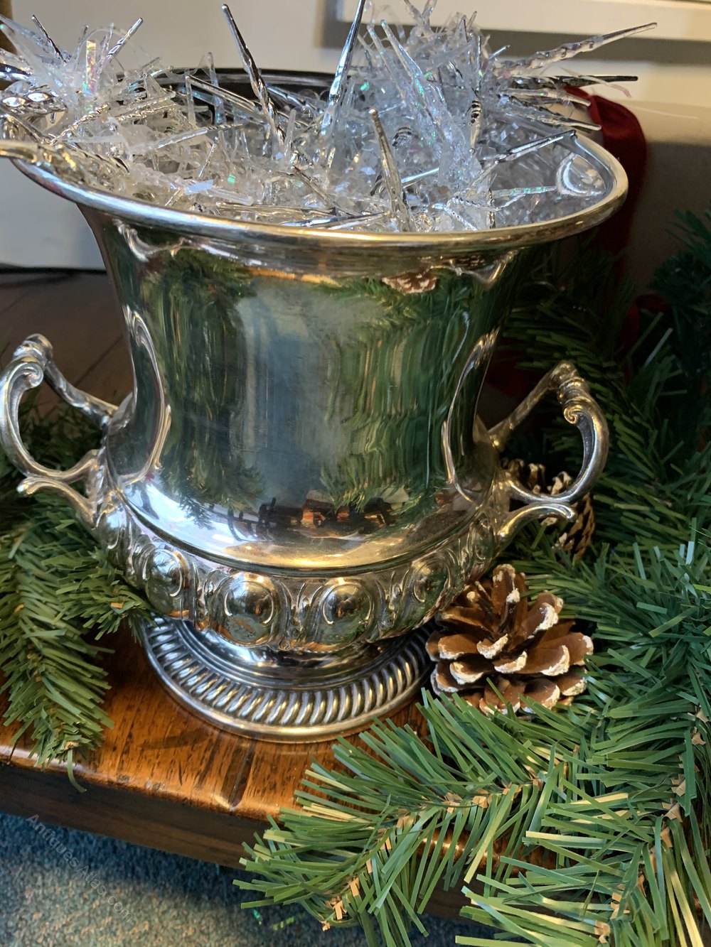 Antiques Atlas Stunning Silver Plated Champagne/Wine Cooler