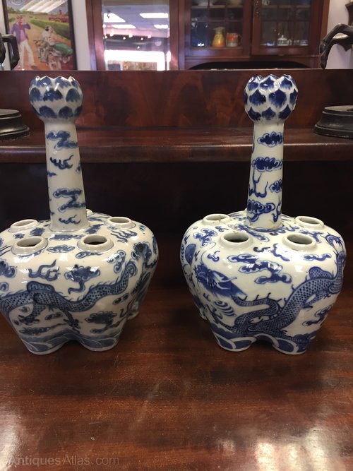 Antiques Atlas Stunning Pair 19th Century Chinese Tulip Vases