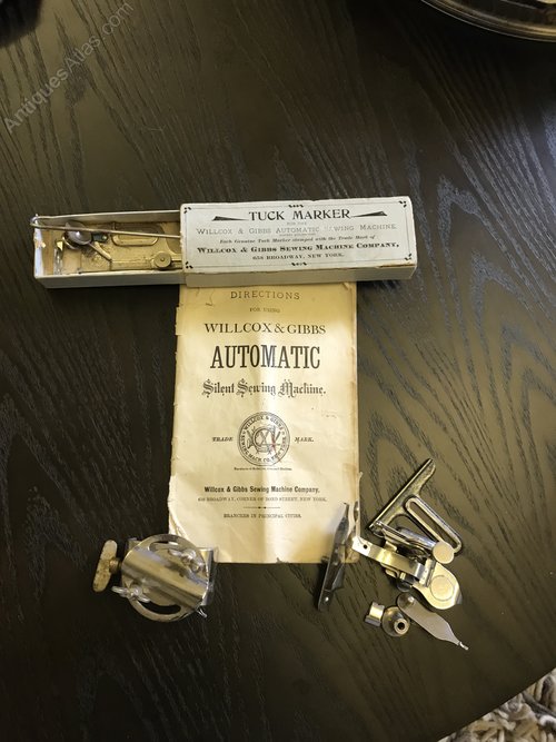 Antiques Atlas Willcox & Gibbs Automatic Silent Sewing Machine Directions