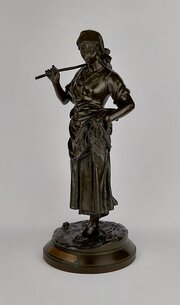 19th Century French Bronze Aizelin Eugène Antoine