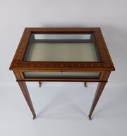 Antique Mahogany Bijouterie Table Cabinet