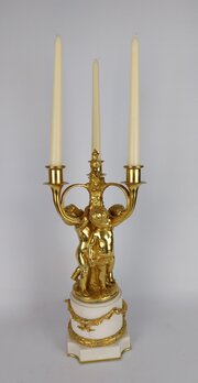 Gilt Bronze Candelabra 