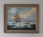 Ken Hammond Seascape Oil on Canvas Painting