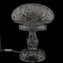 Large Cut Glass Mushroom Deco Table Lamp