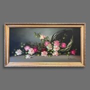 Large Painting Still Life Roses