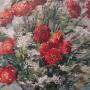 Sill life oil painting  flower picture