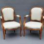 Pair of French Armchairs Side Chairs