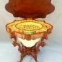 Victorian Burr Walnut Sewing Table