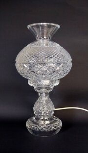 Waterford Crystal Table Lamp Alana Pattern 