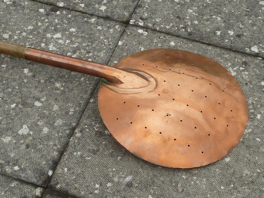 Antiques Atlas Massive Brewers Copper Skimmer Foam Brewing Beer