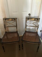 Black Lacquered Chairs
