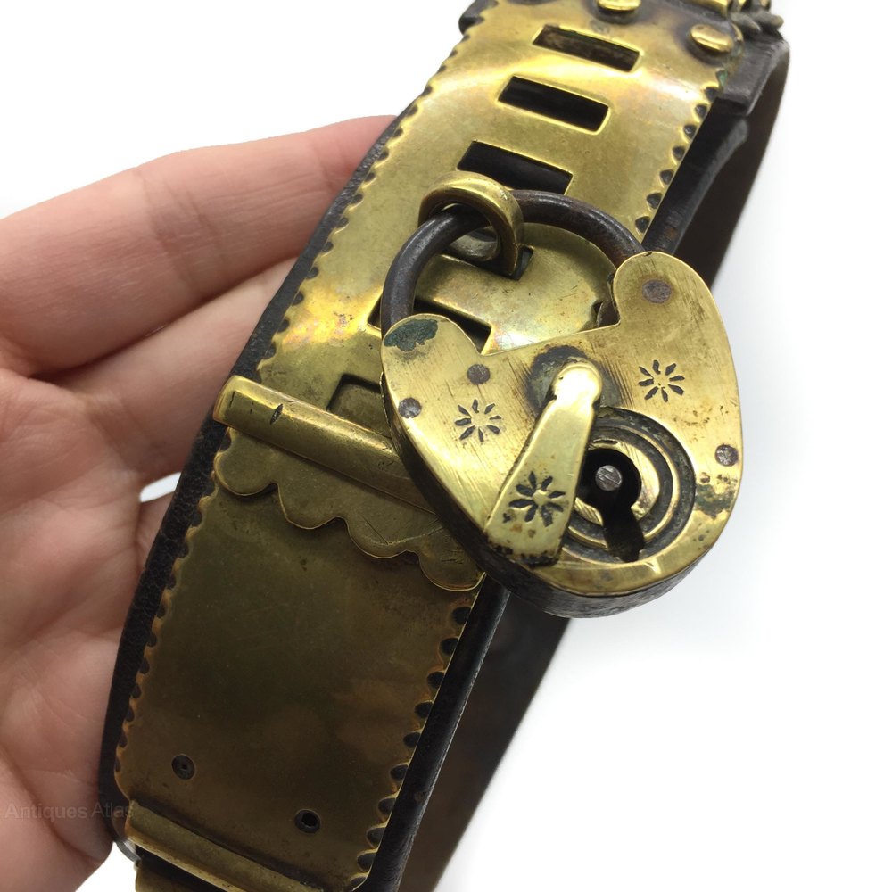 Antiques Atlas Victorian Brass And Leather Dog Collar C1880