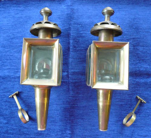 Antiques Atlas Vintage Br Carriage Lamps