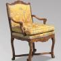18th C French Carved Walnut Armchair