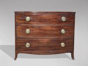 18th C George III Mahogany Chest of Drawers